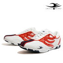 ドラゴンベアード スニーカー メンズ ホワイト/レッド DRAGON BEARD DB 850 SY WHITE/RED 靴 和柄 人気 定番 25FW