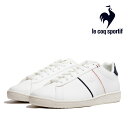 ルコックスポルティフ スニーカー メンズ ルコック スニーカー 白 シューズ 靴 le coq sportif LCS CHATEAU II QL1VJC10WN White/Navy メンズ レディース シンプル 白スニーカー カジュアル 母の日