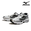 ミズノ スニーカー ウエーブライダー10 MIZUNO WAVE RIDER 10 D1GA210405 WHITE/BLACK/SILVER レトロスニーカー ホワイト/ブラック/シルバー 靴 メンズ レディース カジュアル