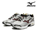 MIZUNO ミズノ スニーカー シューズ MXR D1GA245112 WHITE/BLACK/RED ホワイト/ブラック/レッド レトロスニーカー 靴 メンズ カジュアル 履きやすい