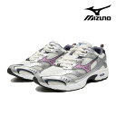 MIZUNO ミズノ スニーカー シューズ MXR D1GA245113 WHITE/PINK/PURPLE ホワイト/ピンク/パープル レトロスニーカー 靴 メンズ カジュアル 履きやすい