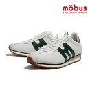 モーブス スニーカー mobus PILLNITZ M-2510T-1062 WHT/CHROME GREEN ピルニッツ メンズ シューズ ローカット カジュアル 靴 本革