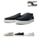 【SALE】スリッポン スニーカー プレミアセブン レザースニーカー PREMIERSEVEN PS-732 BLACK WHITE CROCO ローカット スリップオン ブラック ホワイト クロコ メンズ レディース ユニセックス ビブラムソール