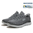 スケッチャーズ スリップインズ メンズ スニーカー ハンズフリー SKECHERS 232469W-CCBK SUMMITS - KEY PACE Slip-ins サミッツ - キー ペース ワイドモデル 幅広