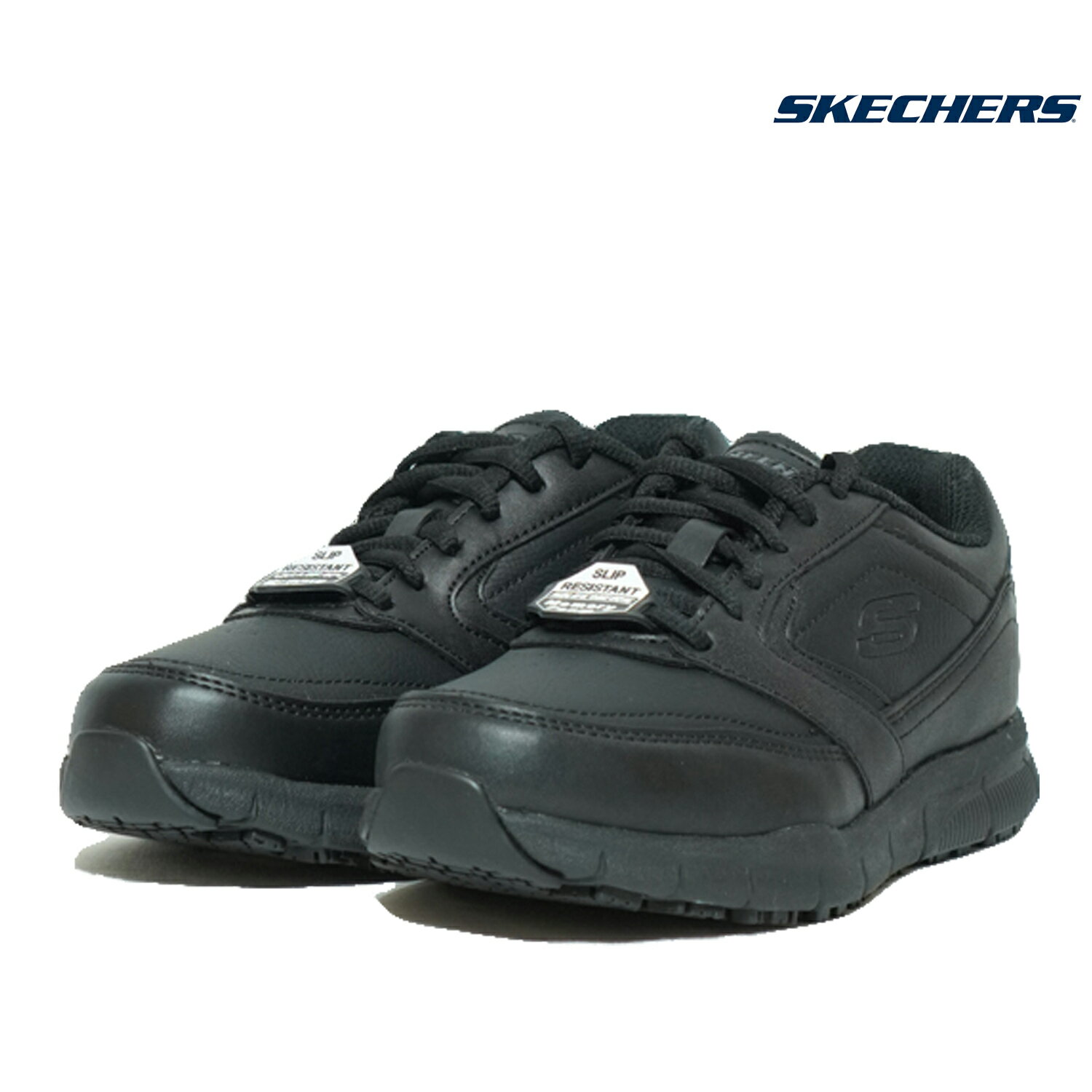 【ポイント10倍 5/09 20:00 ～ 5/16 01:59まで】スケッチャーズ スニーカー シューズ 靴 SKECHERS ナンパ SR 77235 BLK レディース ブラック ウォーキング 滑りにくい カジュアル