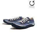 スピングル SPINGLE SP-1062-39 NAVY MADE IN JAPAN ネイビー ローカット メンズ 靴 日本製 遠州織り かつお縞 刺し子