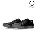 スピングル スニーカー メンズ レディース SP-272-05 BLACK ブラック ローカット ハンドメイド オイルワックスレザー 日本製 本革 定番 25FW Q3