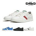 トップセブン スニーカー 靴 トップセブン レザースニーカー TOPSEVEN T7-S211 CRUS WHITE/TRICO WHITE/BLACK L.BLUE　BLACK ローカット シューズ メンズ ホワイト トリコ カジュアル 大人カジュアル ゴルフ 大人スニーカー