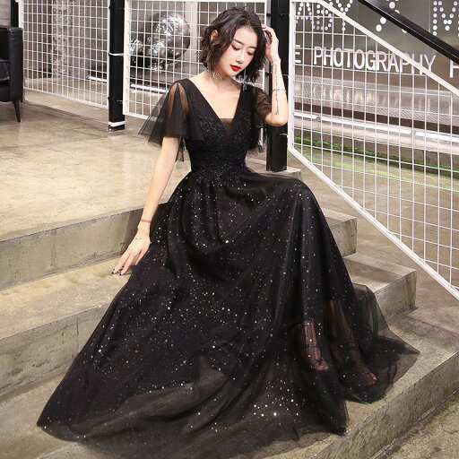 ロングドレス 演奏会用ドレス チュール Aライン 結婚式 演奏会 ピアノ 発表会 ステージドレス 大きいサイズ 高校生 中学生 アフタヌーンドレス イブニングドレス 二次会 フォーマルドレス パーティードレス 黒 袖あり ロングドレス 演奏会用ドレス チュール Aライン 結婚式 演奏会 ピアノ 発表会 ステージドレス 大きいサイズ 高校生 中学生 アフタヌーンドレス イブニングドレス 二次会 フォーマルドレス パーティードレス 黒 袖あり