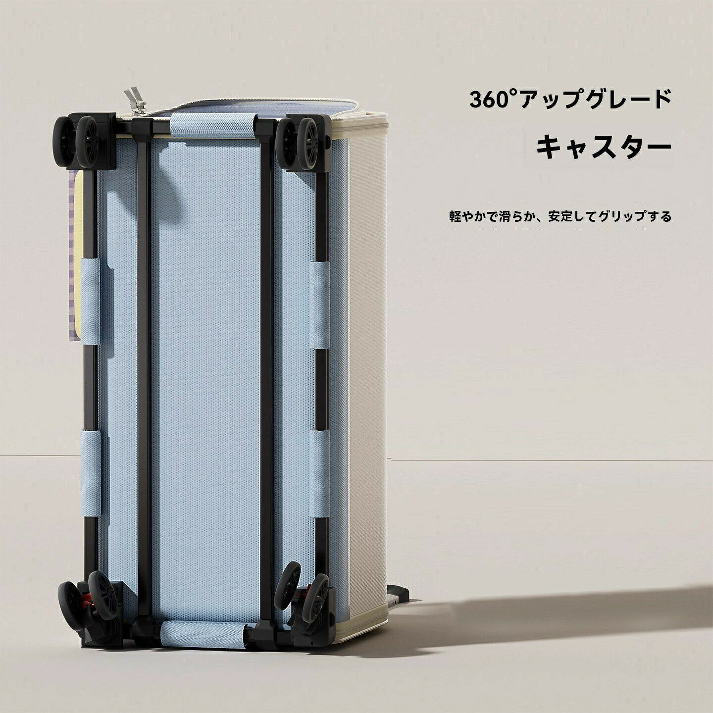 猫用キャリーケース 大型 伸縮ハンドル付き パステルカラー 多頭飼い対応 ペットキ...