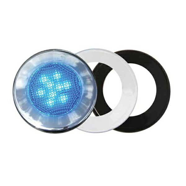 70mm 9LED プラスチック ルーム広角ライト（ブルー）