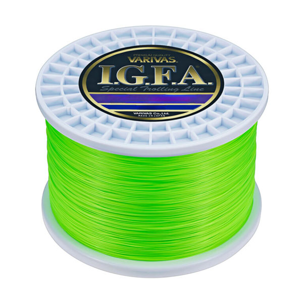 バリバスVARIVAS I.G.F.A. スペシャルトローリングライン 1000m フラッシュグリーン 17号相当/50lb 17ゴウ/50lb VARIVAS ナイロンライン