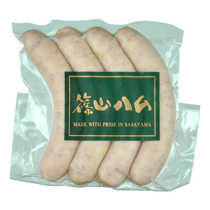 篠山ハム(ササヤマハム 兵庫県 丹波篠山市)イベリコ豚入りソーセージ 約160g(約40g×4本)1パック