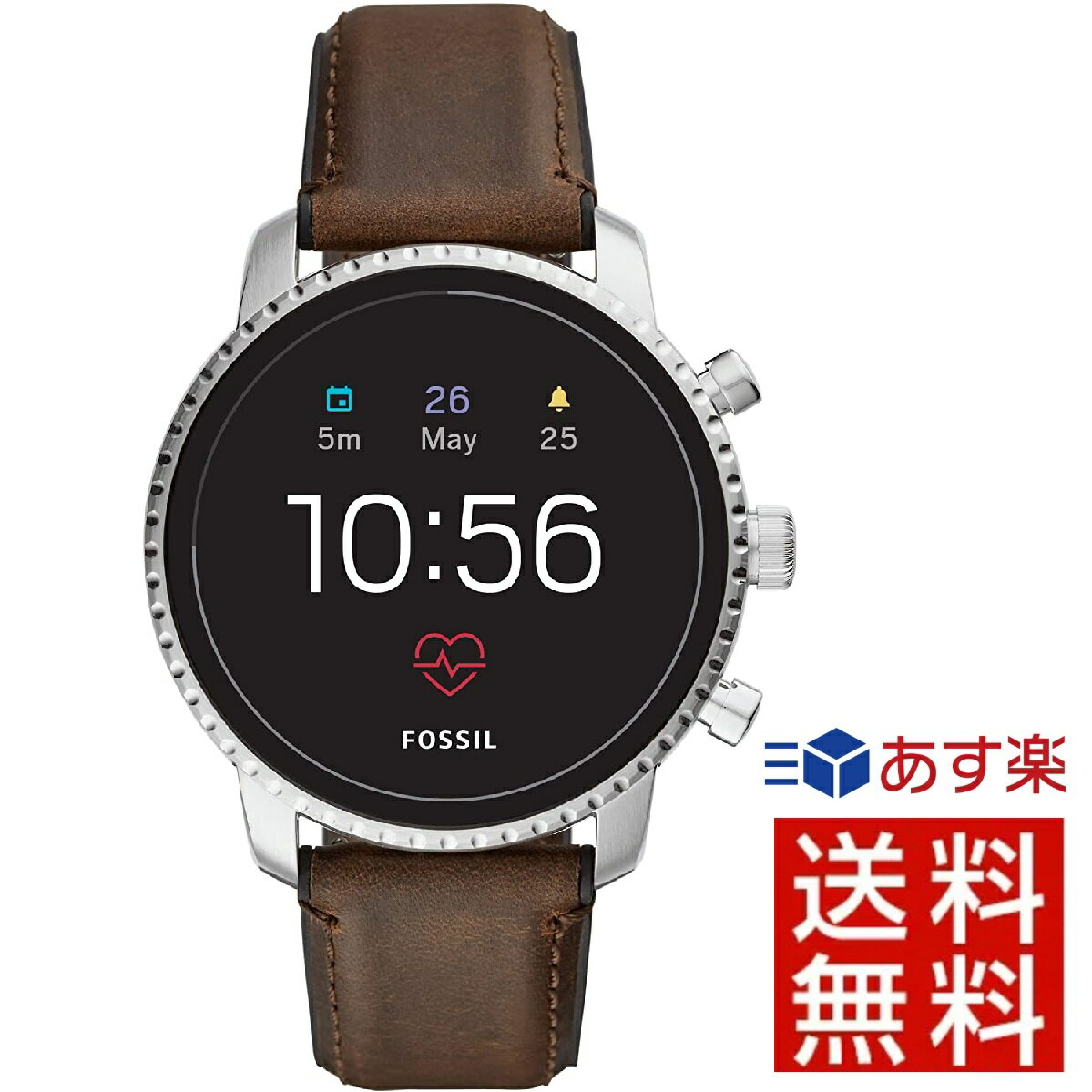 【並行輸入品】 フォッシル FOSSIL スマートウォッチ Q EXPLORIST タッチスクリーン ジェネレーション4 FTW4015 腕時計 メンズ　おしゃれ