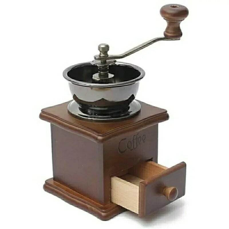 木製 アンティーク コーヒーミル 手動 手挽き クラシックミル