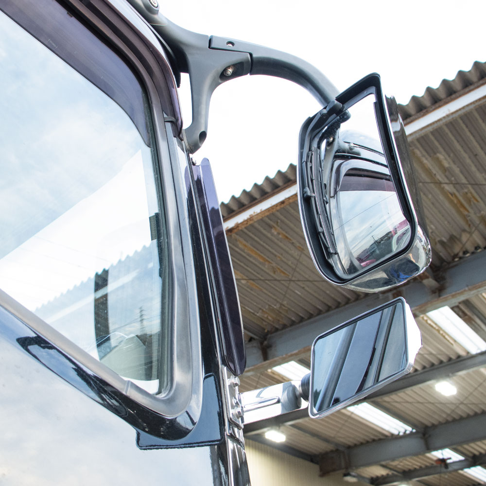 JET INOUE ジェットイノウエ 520221 ふそう大型スーパーグレートバックショットミラー取付ブラケット用雨除けバイザー