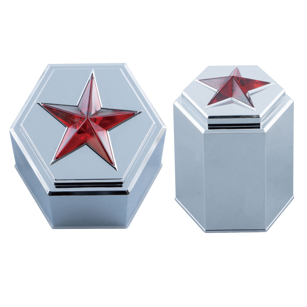 JET INOUE ジェットイノウエ 500562 綺羅ナットカバー レッド 41mmナット用 高さ60mmH 6個入り フロン..