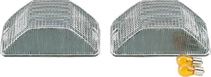 JET INOUE ジェットイノウエ 502643 中間サイドランプレンズ クリアー 高さ 60mmレンズ用 R/Lセット