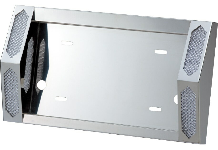 JET INOUE ジェットイノウエ 501124 とんがりナンバープレート枠 大型用 （ユニット無し）