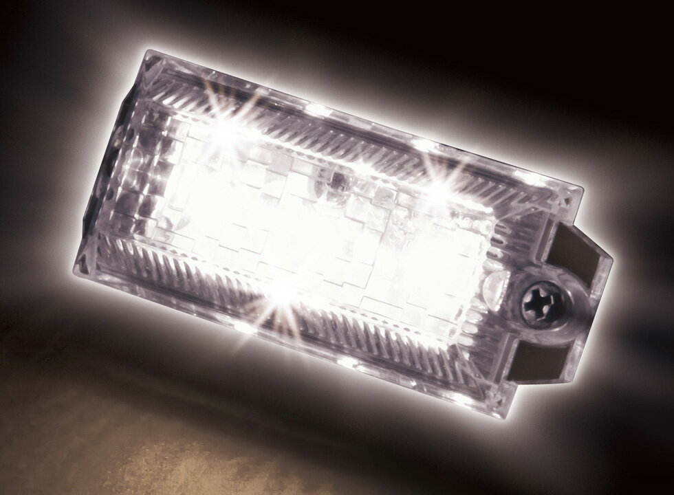 Rakuten - JET INOUE ジェットイノウエ 534544 LED3 ハイパワーミニフラットマーカーランプNEO DC24V クリアーレンズ仕様 ホワイト