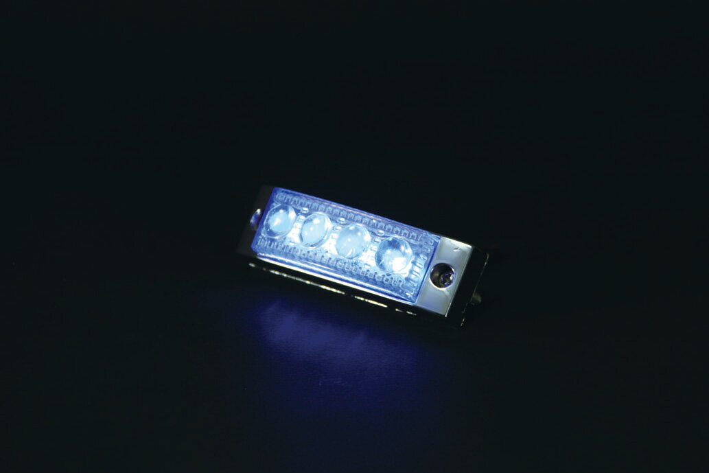 Rakuten - JET INOUE ジェットイノウエ 531401 LED4 超ミニフラットマーカーランプ DC12V ブルー