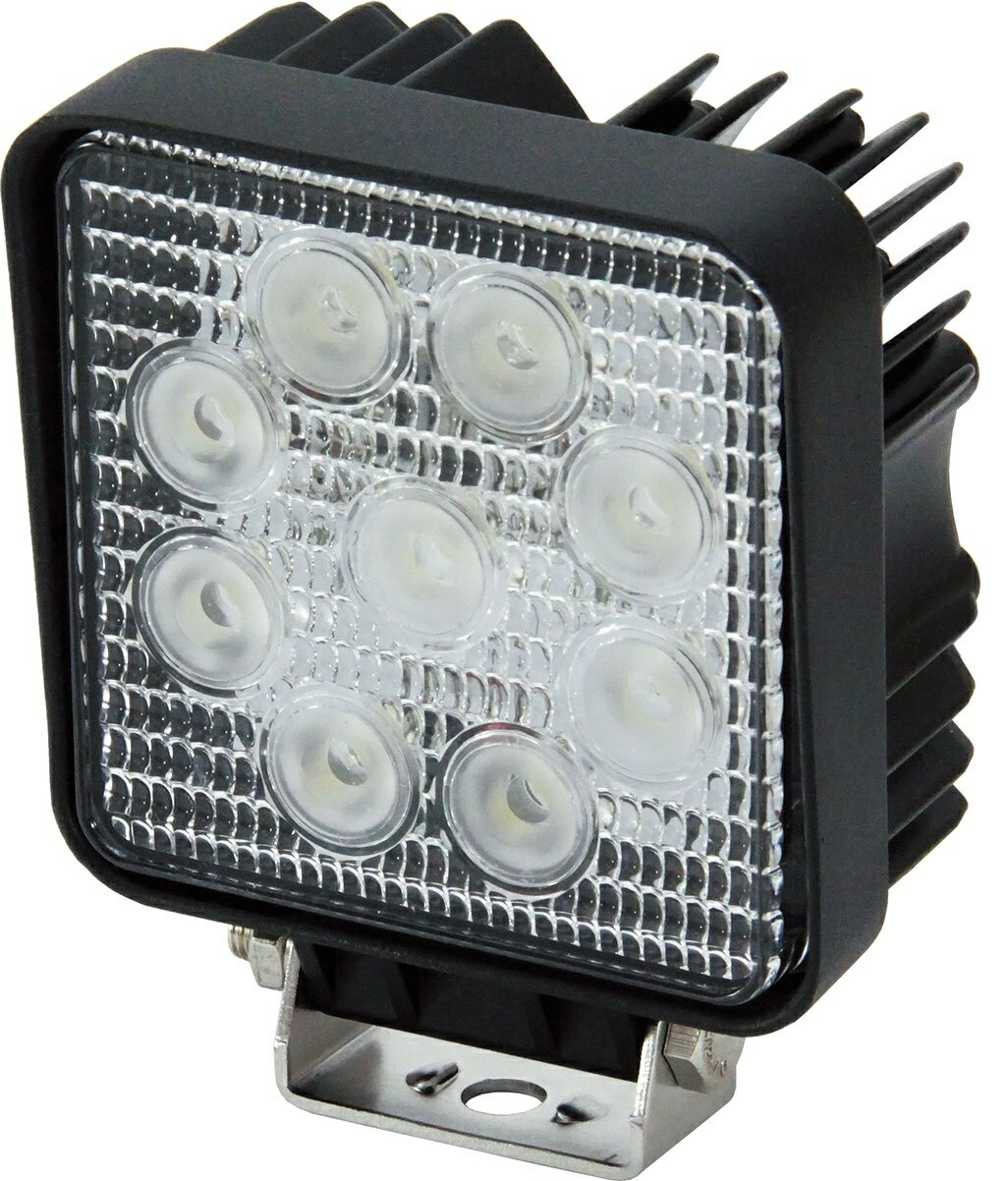 Rakuten - JET INOUE ジェットイノウエ 526804 WL-03 LED9ハイパワーワークランプ 角型27W