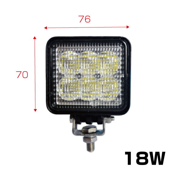 JET INOUE ジェットイノウエ 526857 WL-45 LEDワークランプ 角型 18W