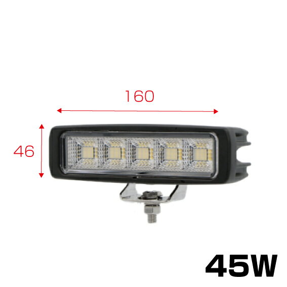 乐天商城 - JET INOUE ジェットイノウエ 526858 WL-46 LEDワークランプ 角型 45W