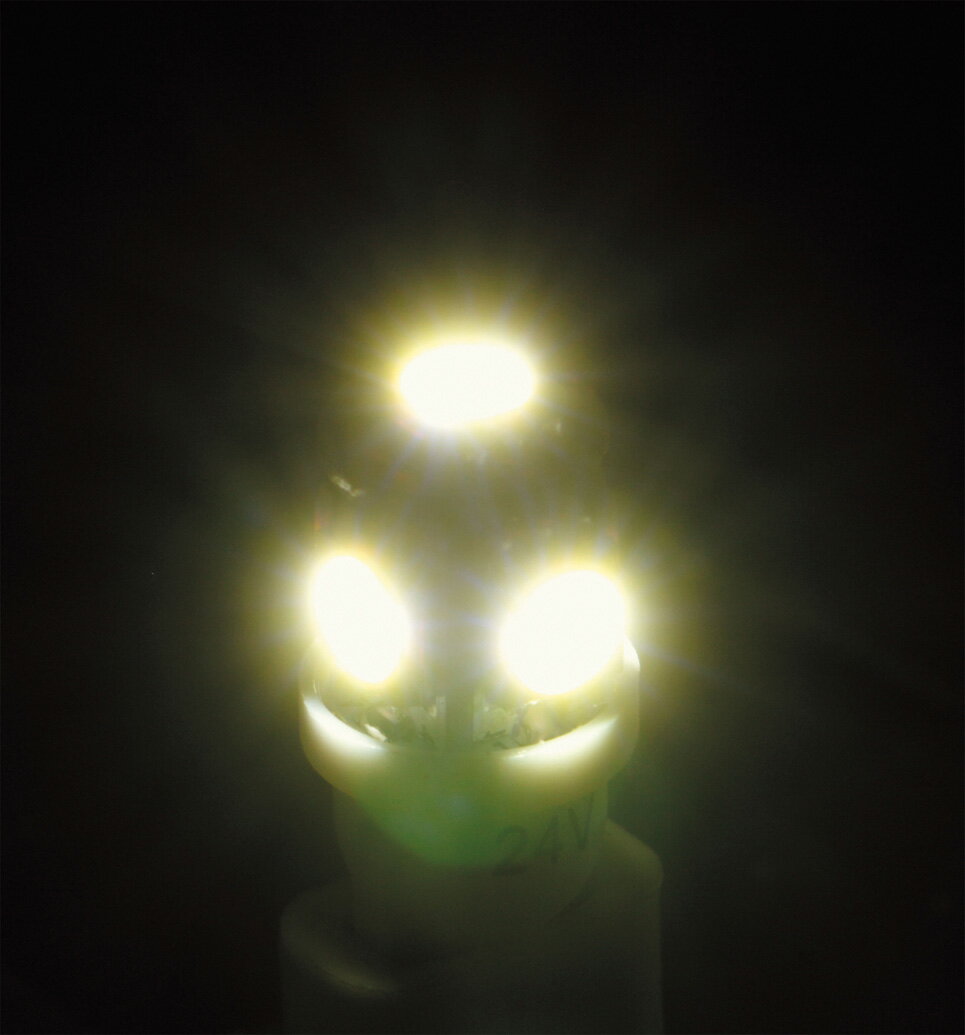 Rakuten - JET INOUE ジェットイノウエ 529161 LA-004 LED T10ウェッジバルブ ホワイト 4500K DC24V