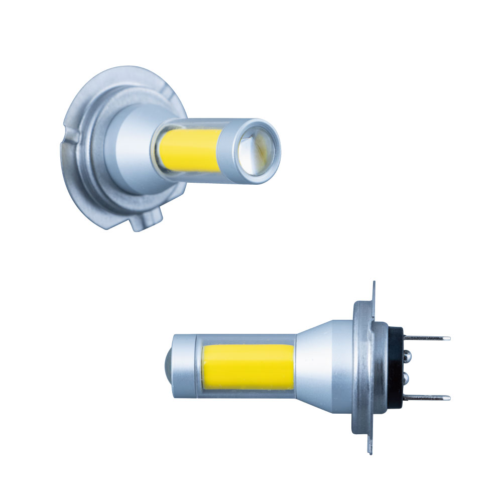 Rakuten - JET INOUE ジェットイノウエ 528562 LEDバルブ COBタイプ H7タイプ イエロー DC12V/24V共用