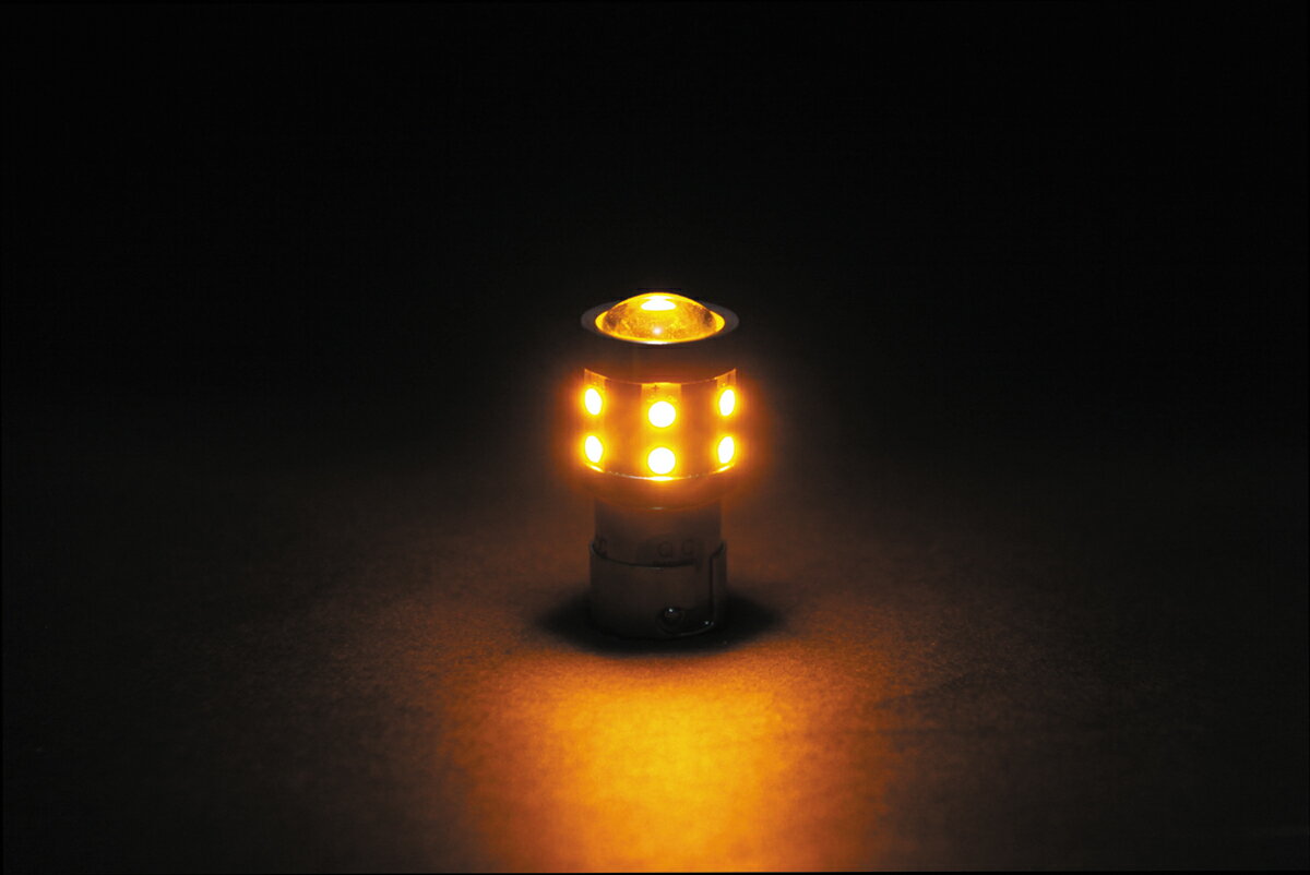 Rakuten - JET INOUE ジェットイノウエ 529698 LC-01 LEDハイパワーソケット式バルブNEO アンバー (DC24V ダブル球タイプ)