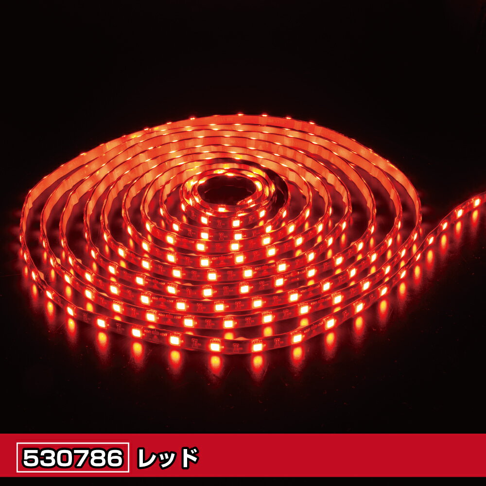 Rakuten - JET INOUE ジェットイノウエ 530786 LEDソフトモール 6000mm 高輝度タイプ DC24V レッド