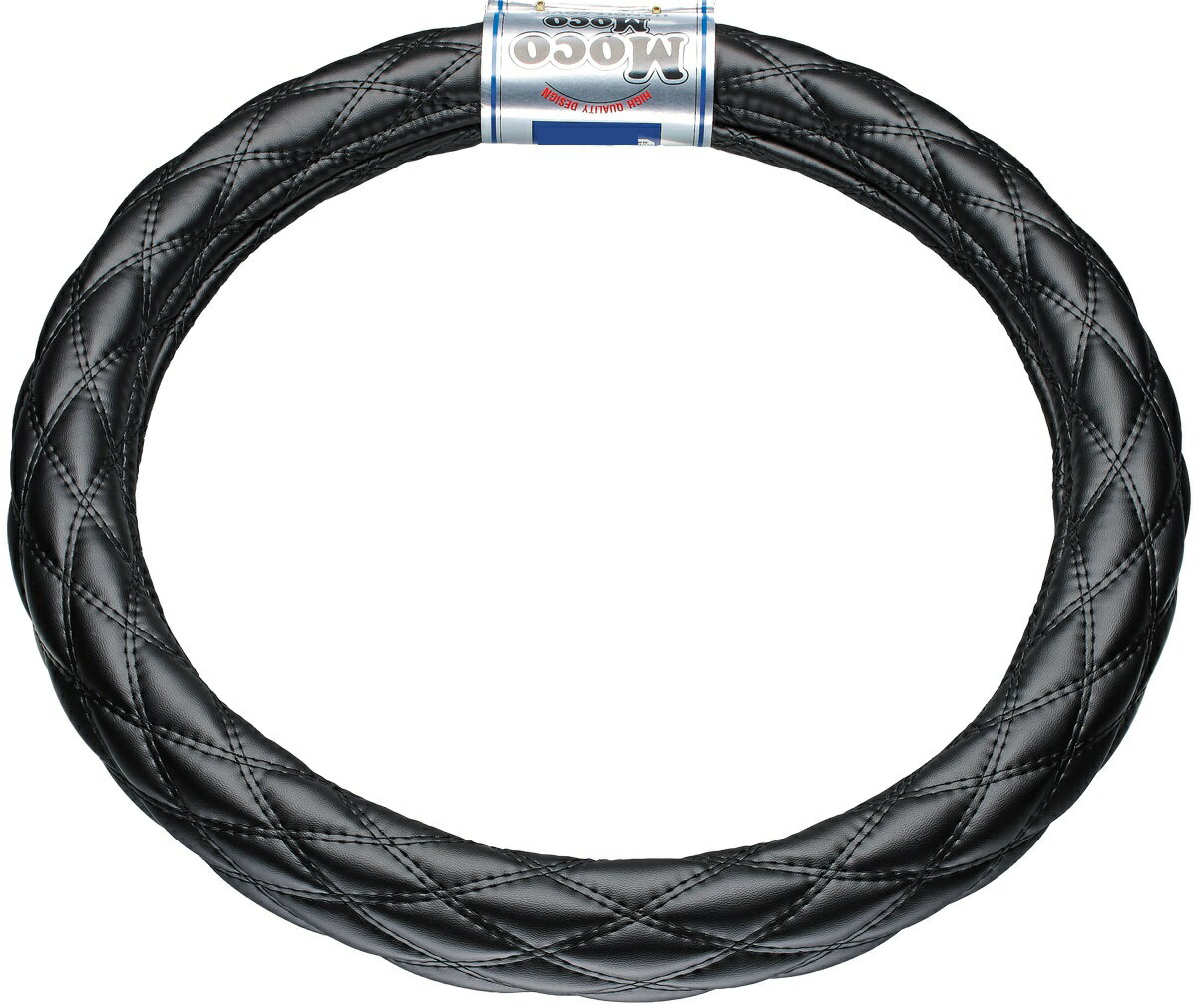 JET INOUE ジェットイノウエ 587009 モコモコハンドルカバー ダブルステッチ 太巻き[Aタイプ] つやなしブラック 2HL-B (48cm)