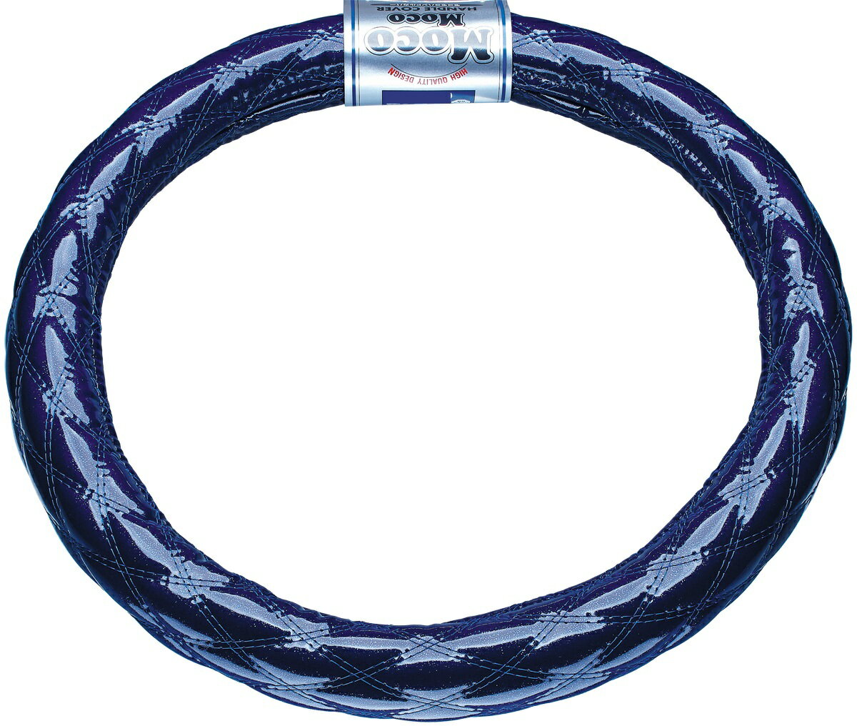 JET INOUE ジェットイノウエ 587844 モコモコハンドルカバー ダブルステッチ 細巻き[富士] ギャラクシーブルー 2L-B (46cm)