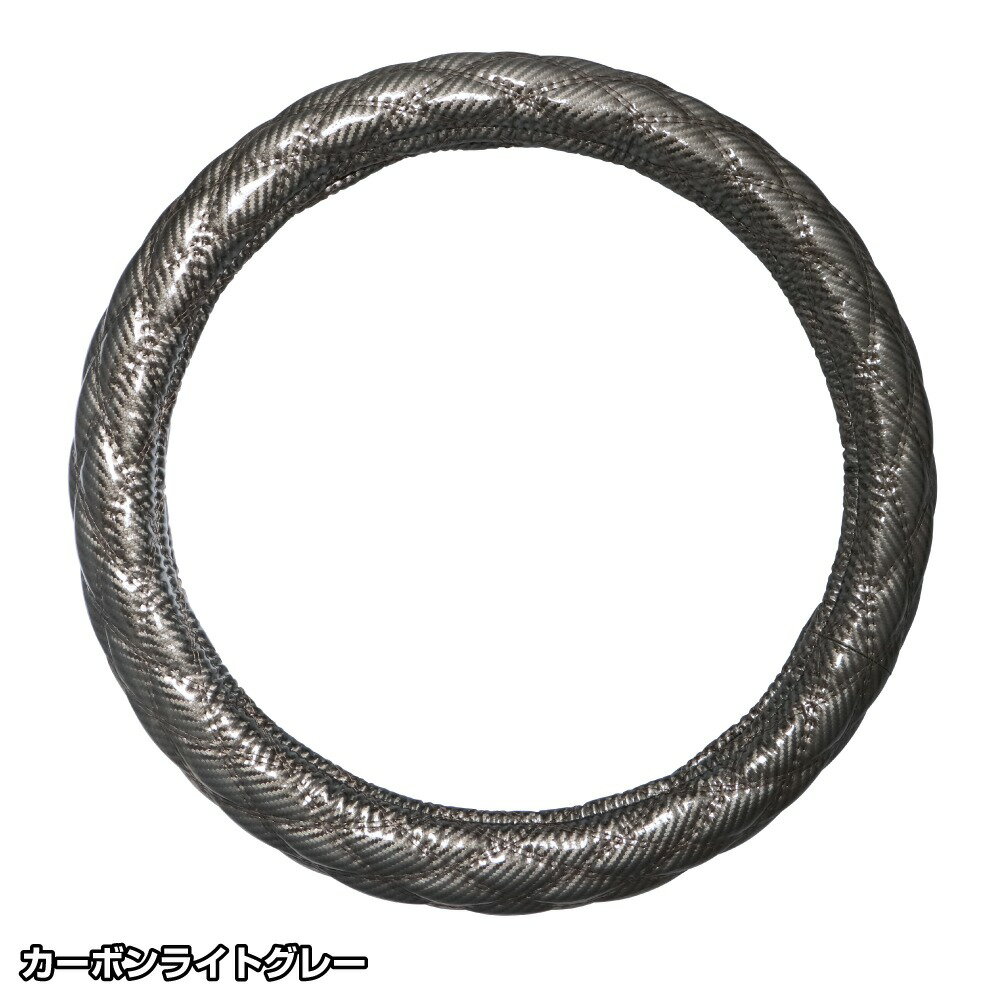 JET INOUE ジェットイノウエ 589206 モコモコハンドルカバー ダブルステッチ 太巻き[Aタイプ] カーボン..