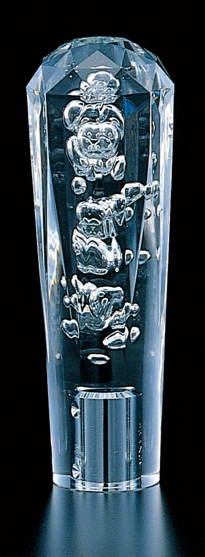 JET INOUE ジェットイノウエ 560681 ダイヤモンドカット 泡シフトノブ クリアー 口径サイズ12X1.25 長さ150mm