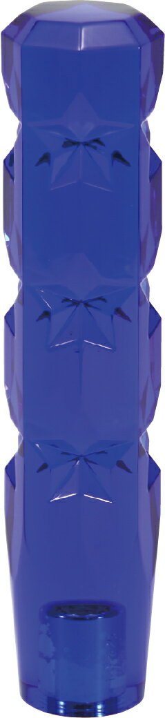 JET INOUE ジェットイノウエ 561514 8角クリスタルシフトノブ 星 ダークブルー 口径サイズ10X1.25 長さ..