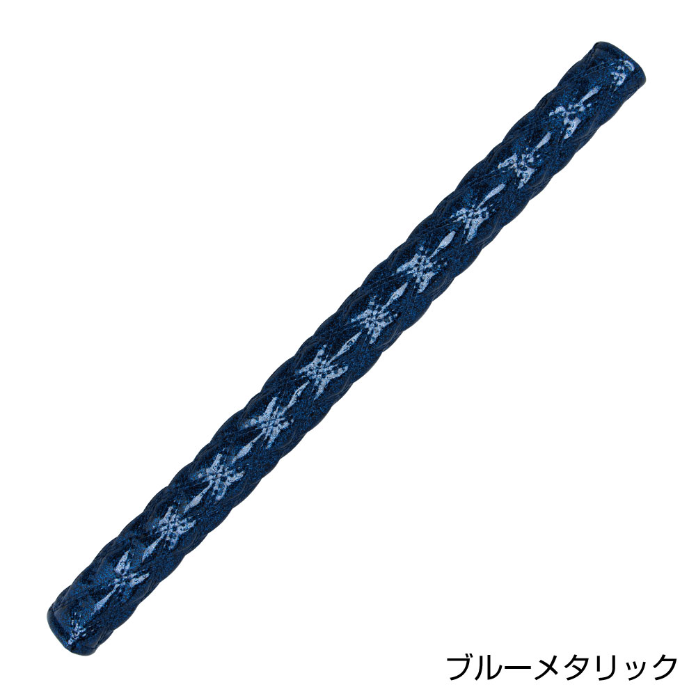 JET INOUE ジェットイノウエ 595174 モコモコロングアシストグリップカバーダブルステッチ ブルーメタリック