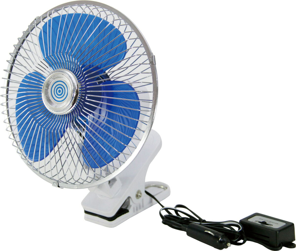 Rakuten - JET INOUE ジェットイノウエ 590368 ルームファン(扇風機) クリップ固定式 8インチ 12V