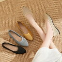 50%OFF【期間限定:クーポン利用で1,990円】パンプス メッシュ レディース 夏 柔らかパンプス フラットシューズ 歩きやすい 履きやすい 疲れない ポインテッドトゥ 浅口 ぺたんこ 通気性 メッシュ ニット 痛くない 脱げない ぺたんこ カラバリ 23-25.5cm 送料無料(4)