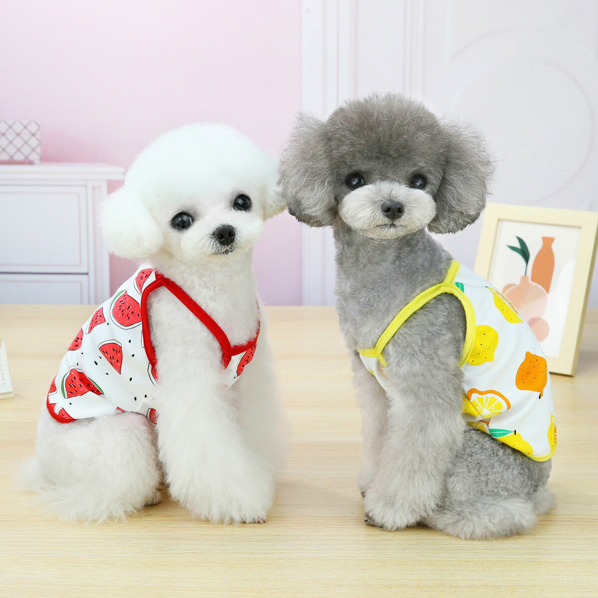 犬の服 夏服犬シャツ小型犬服中型犬服夏服生地薄...の紹介画像2