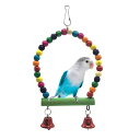 鳥用品鳥用おもちゃ天然木小型のインコおもちゃブランコ とまり木セキセイインコ鳥グッズ噛むおもちゃストレス解消