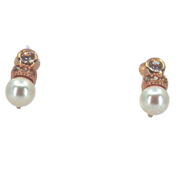 Christian Dior クリスチャンディオール イヤリング ゴールド/ホワイト 金メッキ フェイクパール フェイクダイヤモンド レディース ジュエリー／宝石／宝飾品／貴金属 ／イヤリング／ピアス／耳飾り／イヤーアクセサリー 【中古】