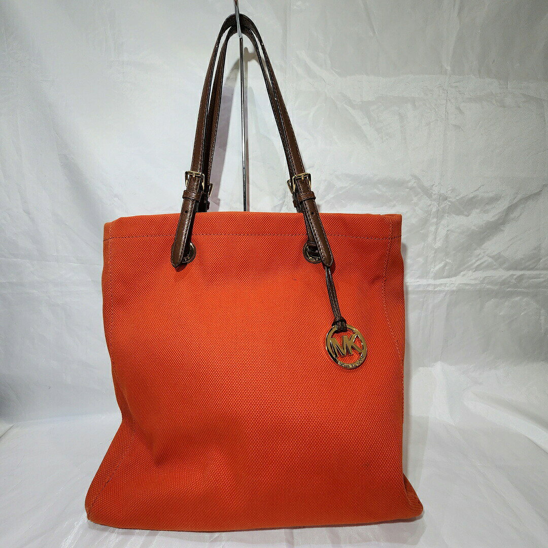 Rakuten - MICHAEL KORS マイケルコース トートバッグ E1112 オレンジ レザー レディース ブランドバッグ／ブランド鞄 ／トートバッグ 【中古】