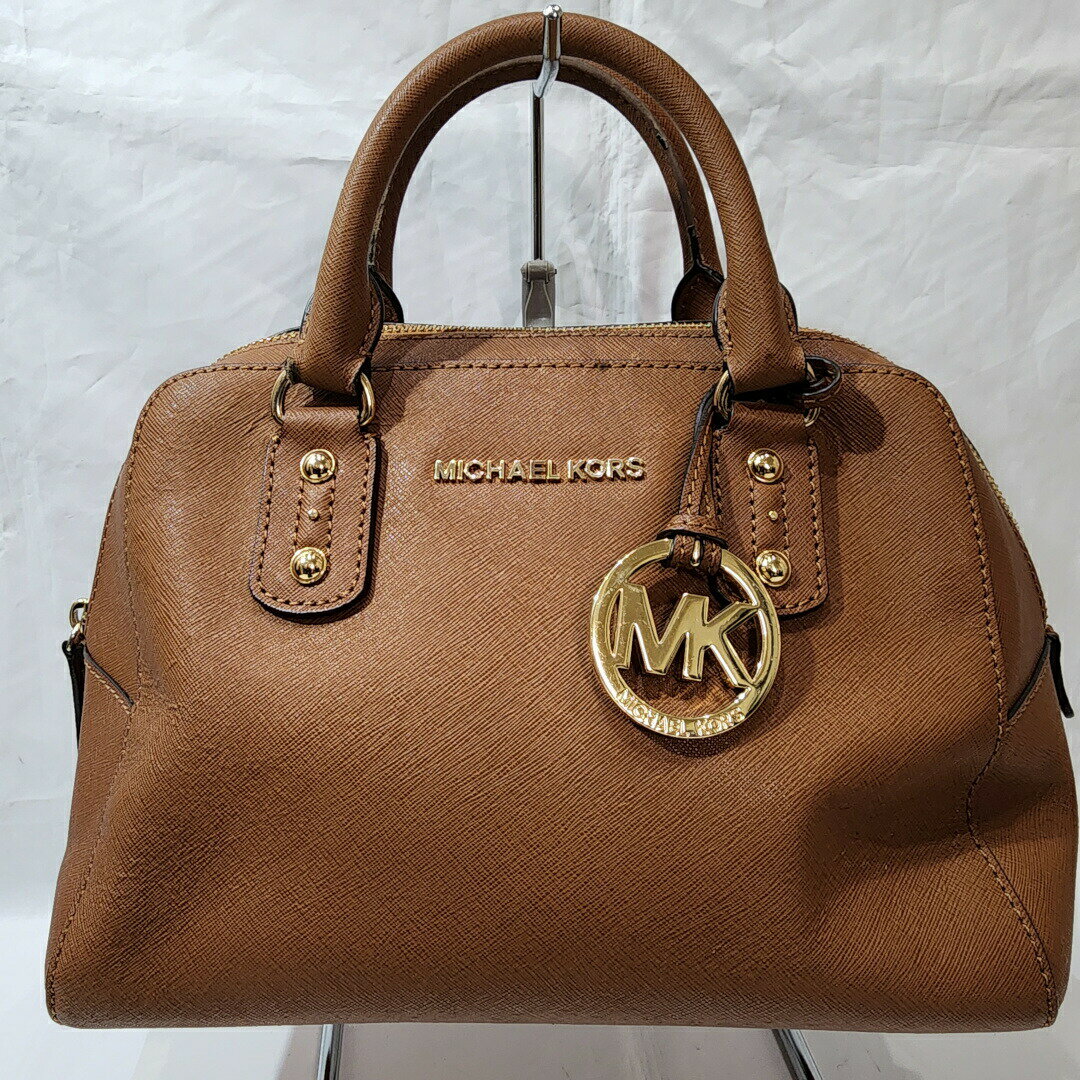 Rakuten - MICHAEL KORS マイケルコース ハンドバッグ AP1308 ブラウン レザー レディース ブランドバッグ／ブランド鞄／手提げバッグ／ハンドバック／トップハンドルバッグ 【中古】