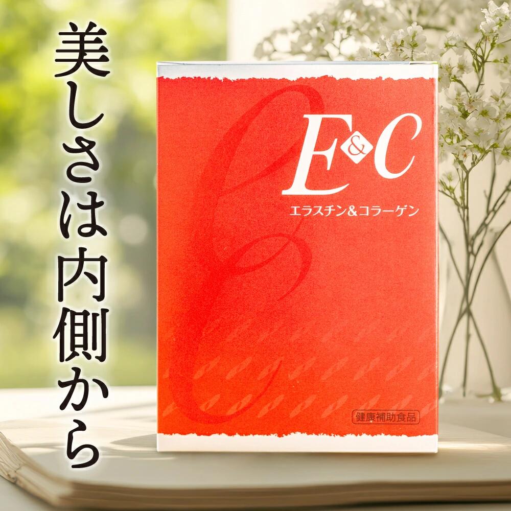 エラスチン&コラーゲン E&C 30包 エラスチン食品 コラーゲン サプリメント