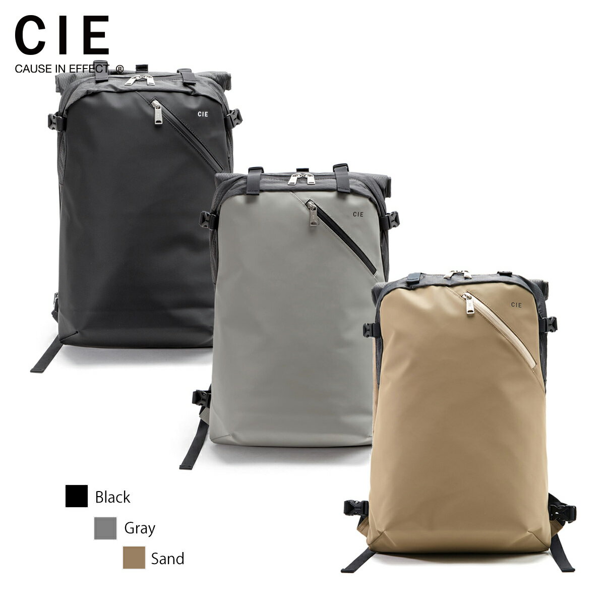 楽天【公式】バッグ通販TORATO【数量限定 CIEオリジナルボトル付】 シー CIE リュック ヴァリアス VARIOUS BACKPACK-01 バックパック 12L 通勤 通学 メンズ レディース 防水 撥水 日本製 021800 【正規販売店】