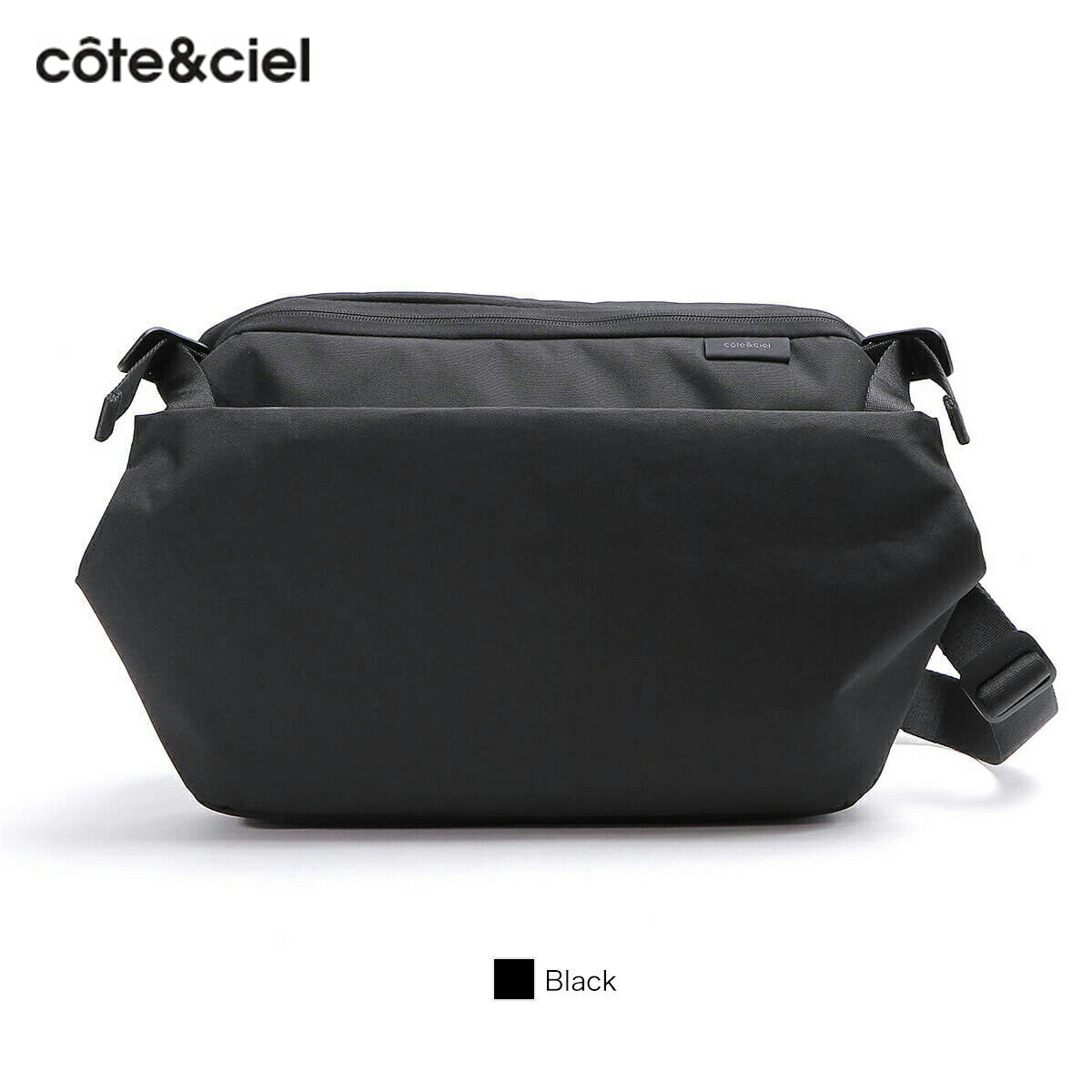 コートエシエル メッセンジャーバッグ リス Cote&Ciel RISS Eco Yarn Black JAPAN LIMITED ボディバッグ スリングバッグ 通勤 タウンユース ビジネス 13インチPC対応 メンズ レディース CC-28429 