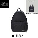 マンハッタンポーテージブラックレーベル リュック Manhattan Portage BLACK LABEL STUYTOWN BACKPACK CORDURA 305P バックパック 18L ビジネス カジュアル 通勤 通学 13インチ A4サイズ ビジネスバッグ CORDURA 305P MP1277-305PBL 