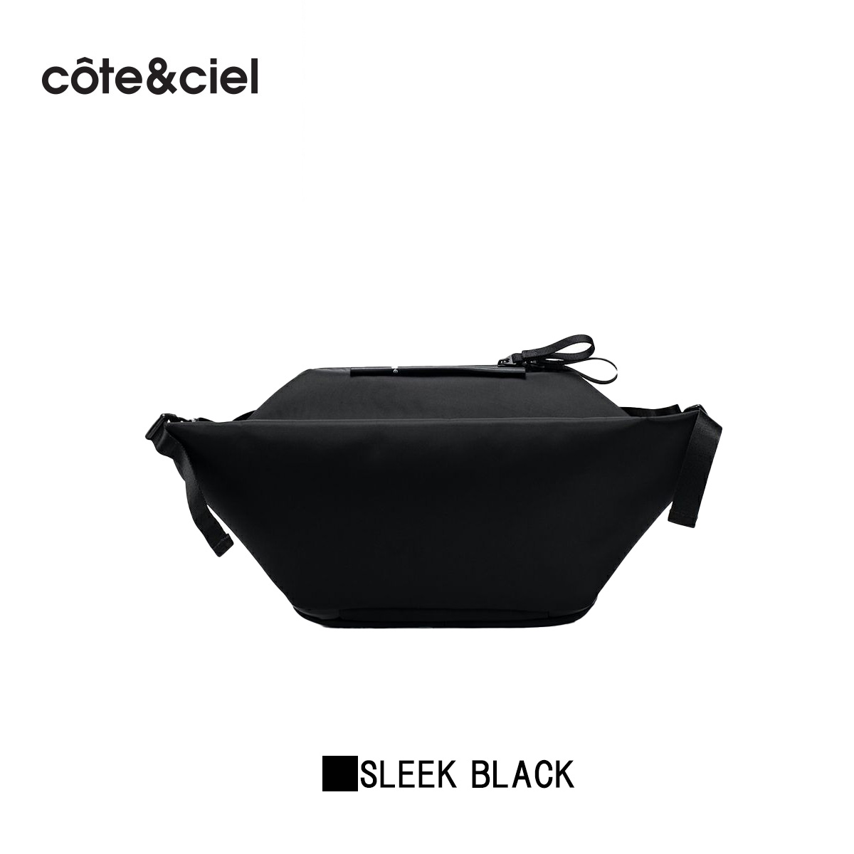 コートエシエル ボディバッグ メンズ コートエシエル ボディバッグ イサラウ Cote&Ciel ISARAU L SLEEK FAMILY - BLACK 1.45L 14インチ(Macbook基準) メンズ レディース ユニセックス CC-29081 【正規販売店】